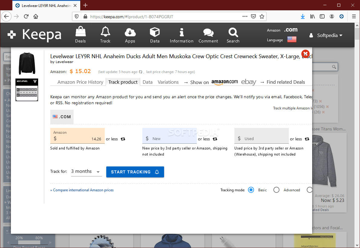 Download Keepa for Firefox