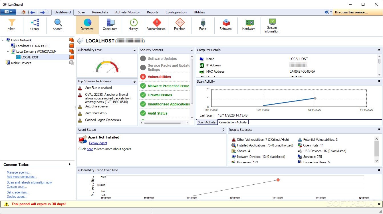 GFI LanGuard 12.11 Build 2024.0918 Download, Review, Screenshots