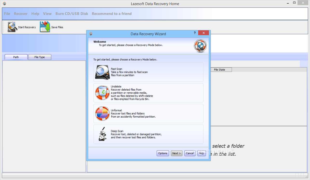 Download Lazesoft Data Recovery Home 4.3.1.1