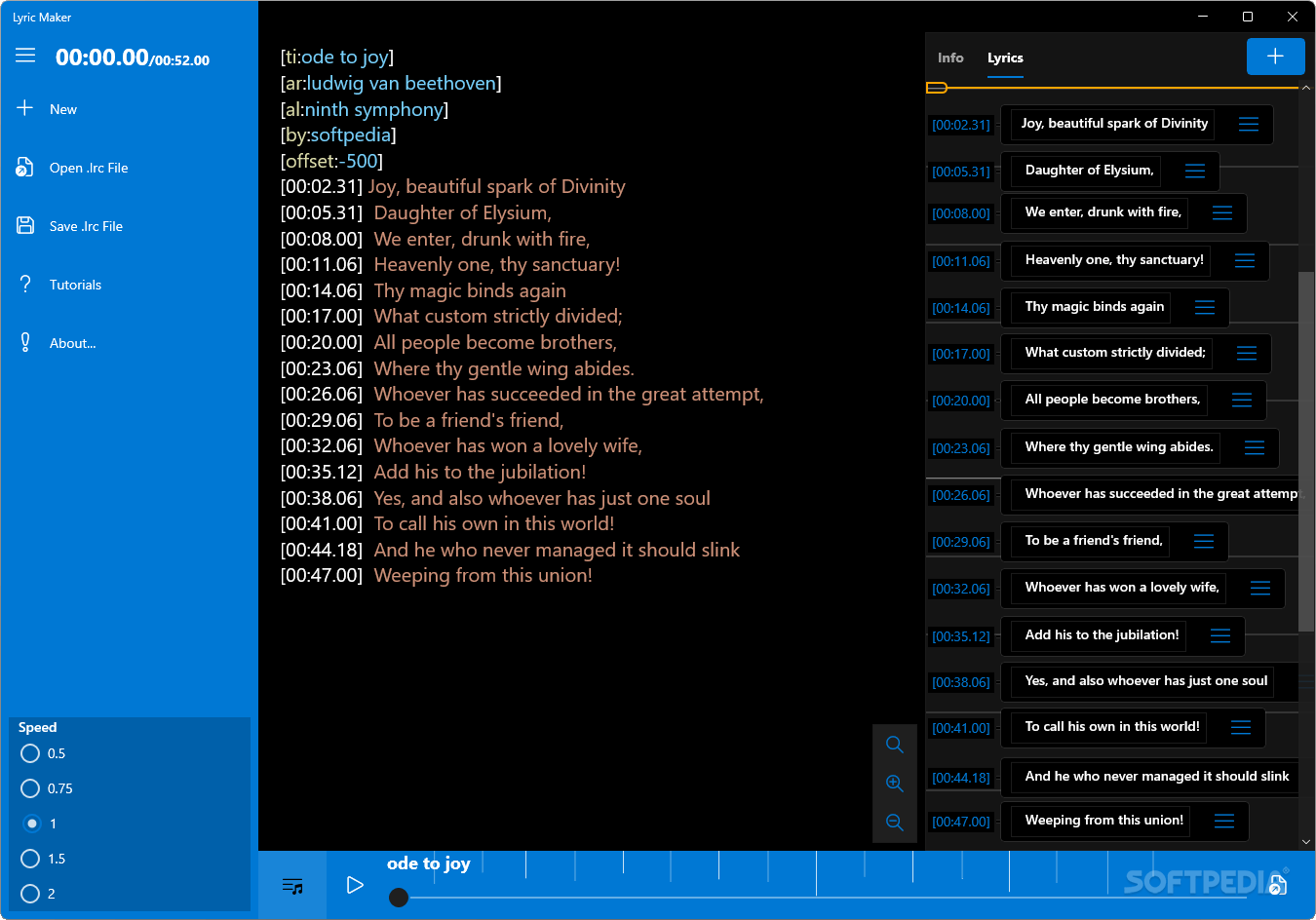 Lyric Maker 1.2.1 Download, Review, Screenshots