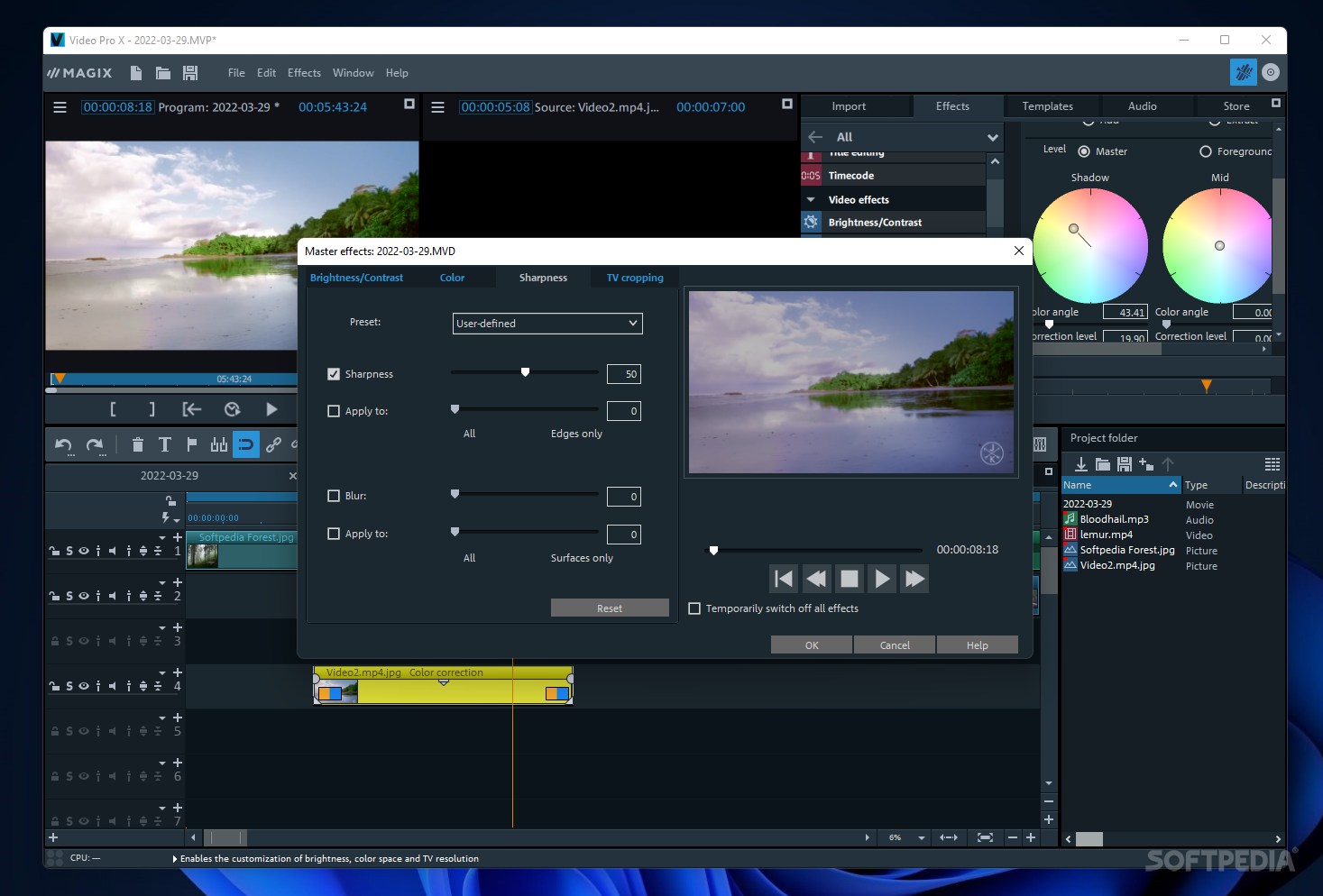 MAGIX Video Pro X x16 22.0.1.244 Download, Review, Screenshots
