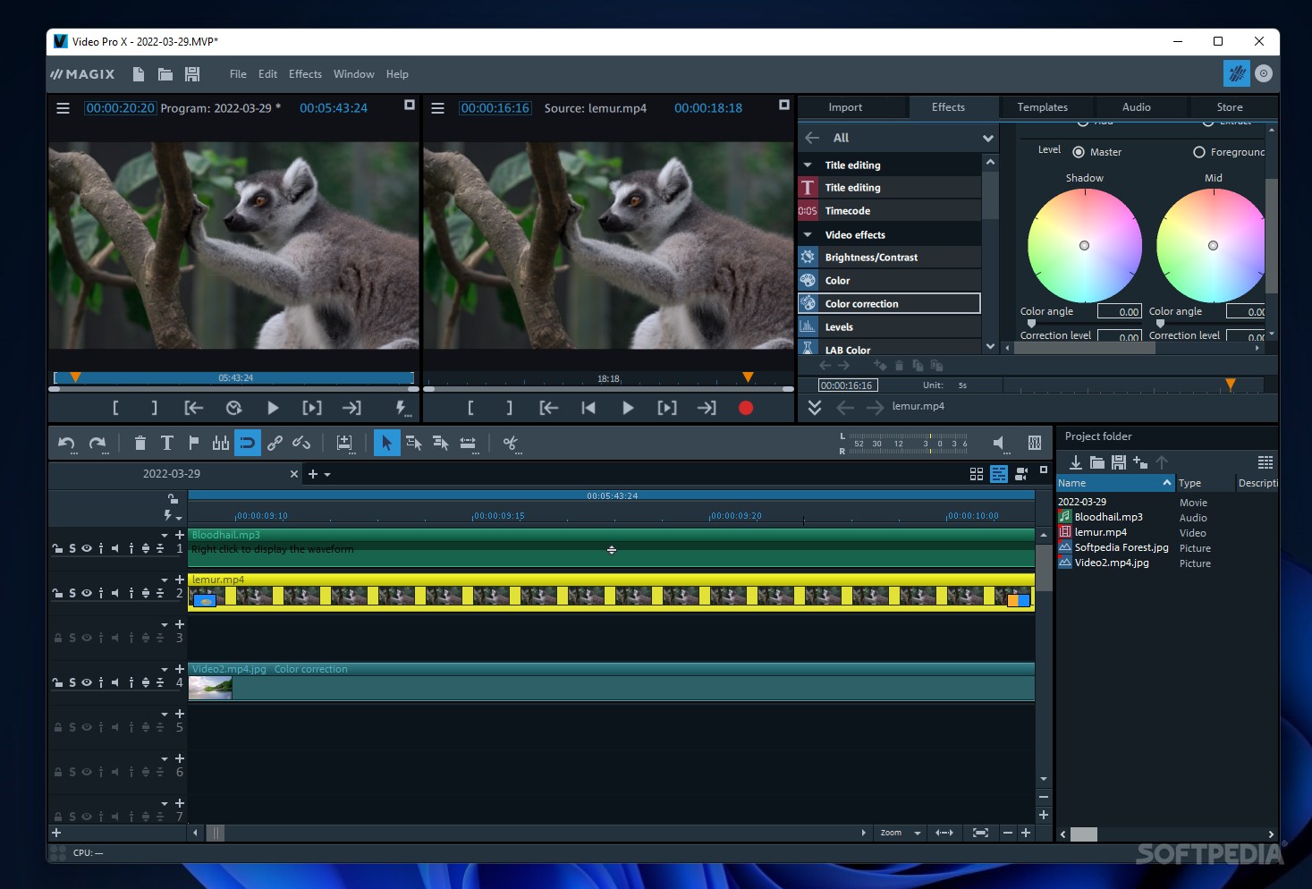 MAGIX Video Pro X x16 22.0.1.244 Download, Review, Screenshots