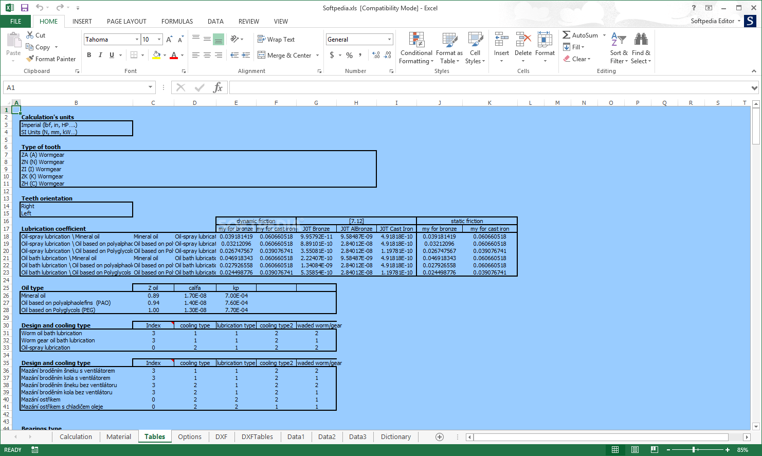 Download MITCalc Worm Gear
