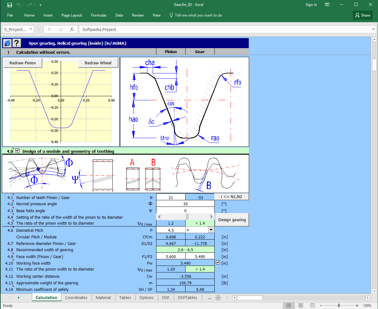 Download MITCalc Internal Spur Gears