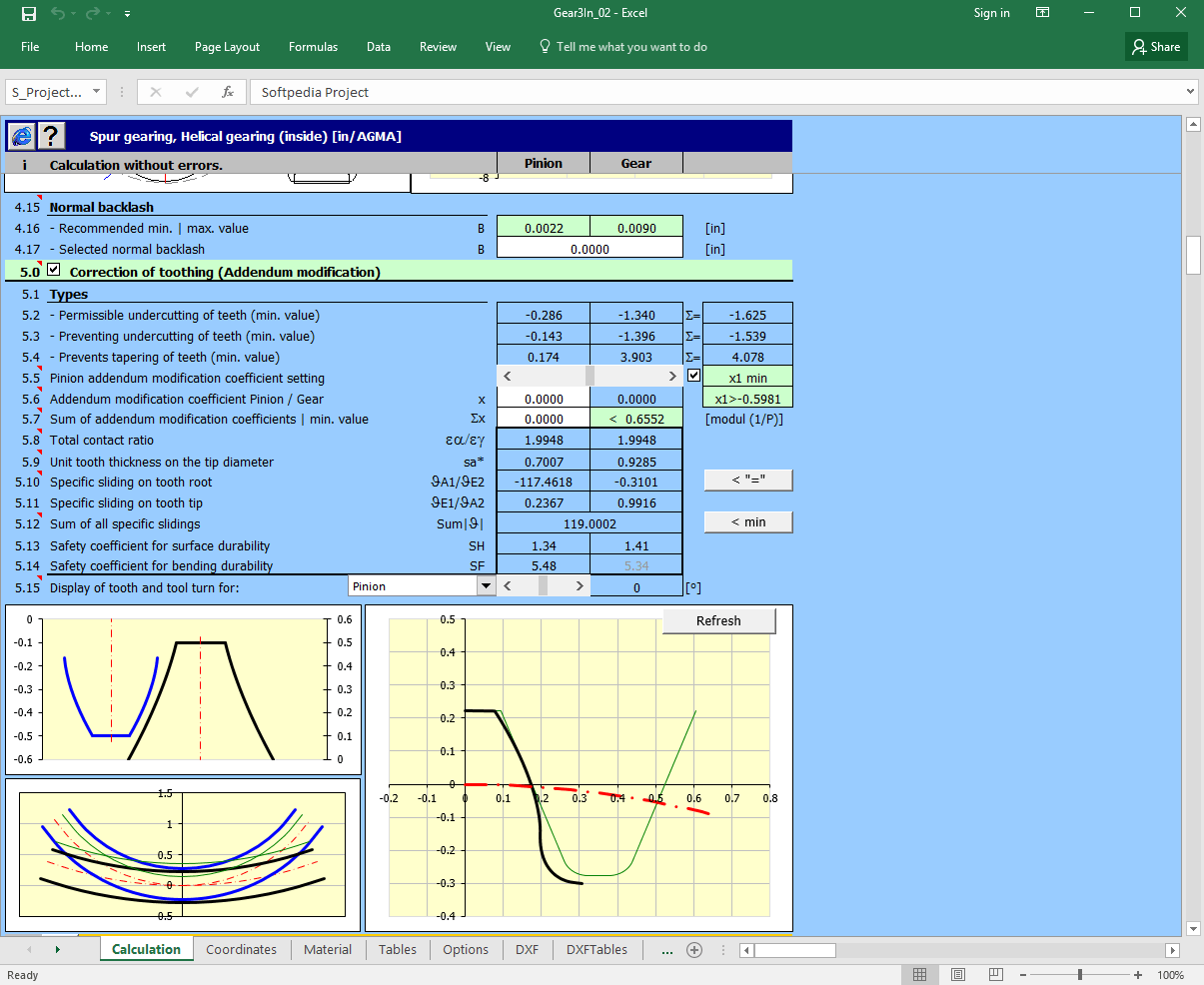 Download MITCalc Internal Spur Gears