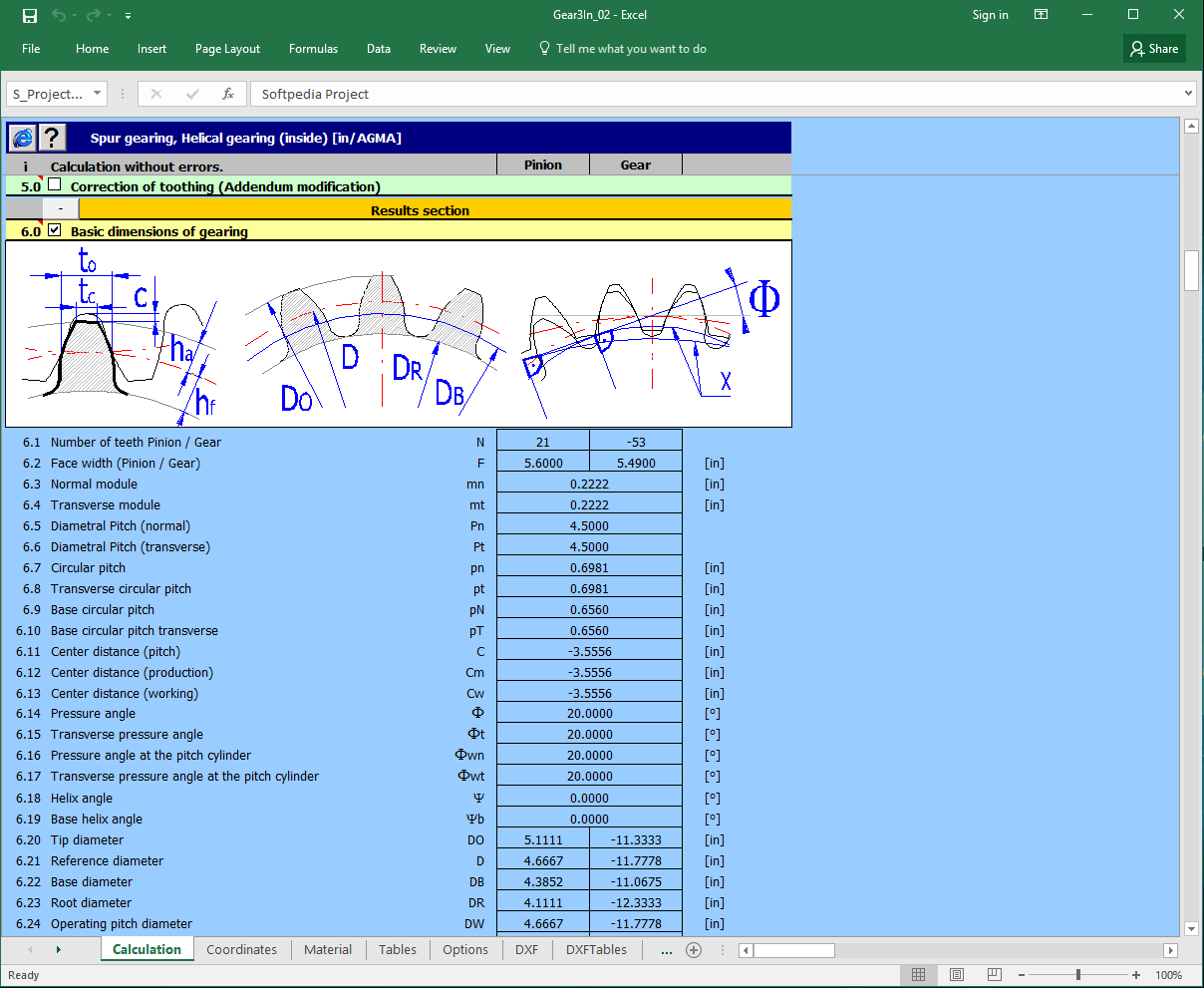 Download MITCalc Internal Spur Gears