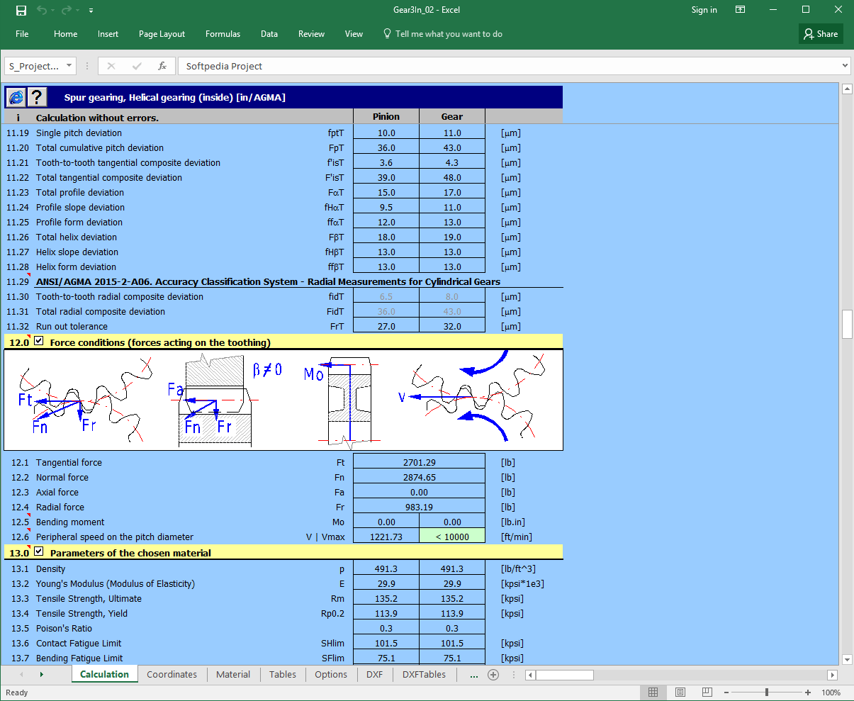 Download MITCalc Internal Spur Gears