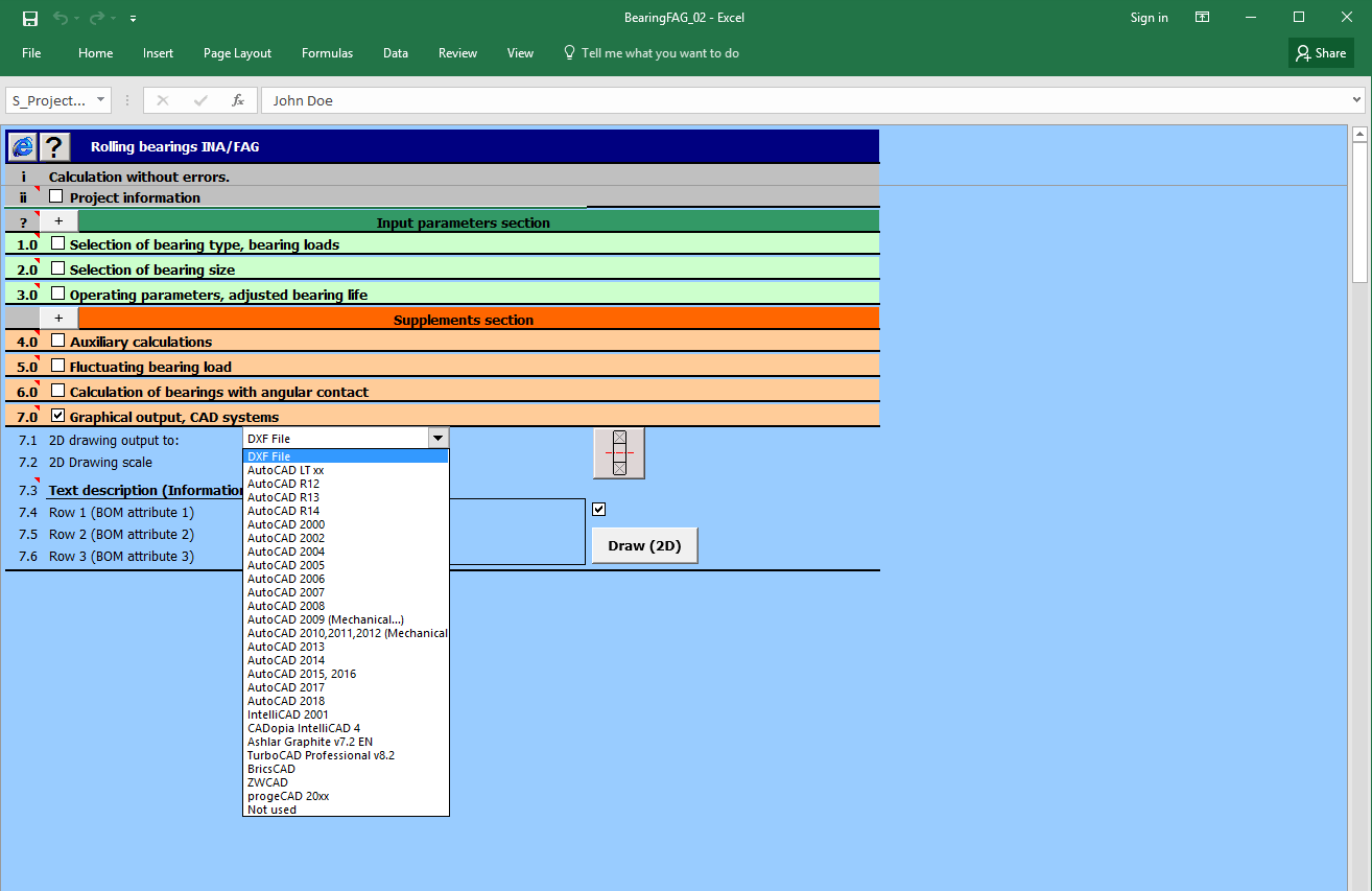 Download MITCalc Rolling Bearings Calculation III 1.21