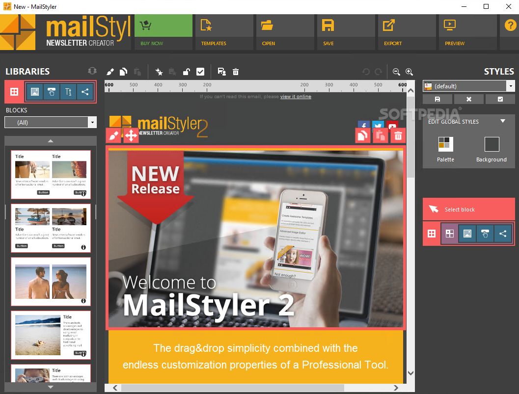 MailStyler Newsletter Creator Download & Review