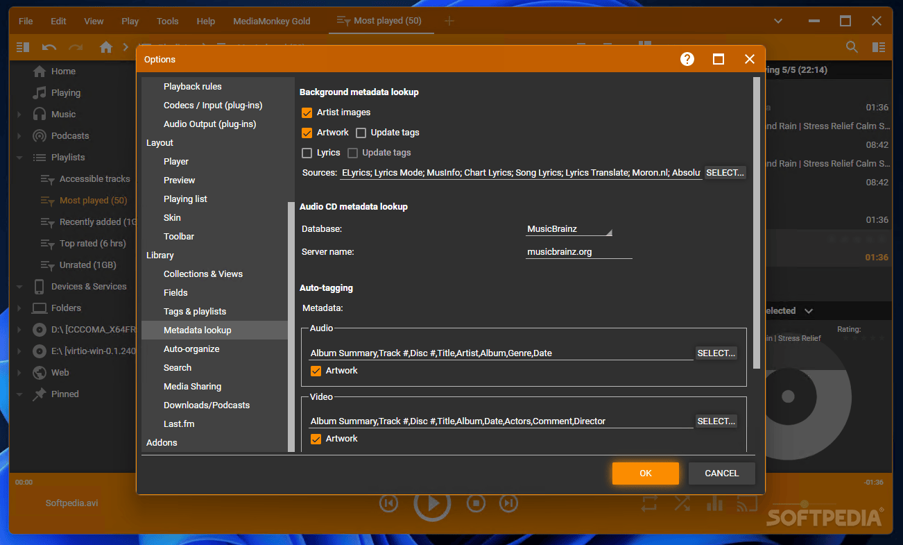 Download MediaMonkey 4.1.30.1914 / 5.0.0.2288 Beta