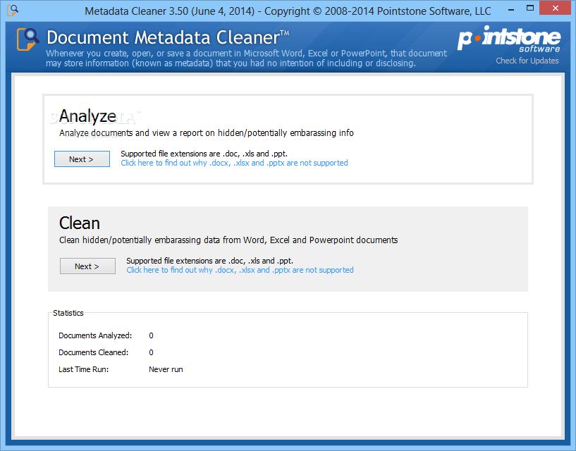 Metadata Cleaner 3.50.0.100 Download, Review, Screenshots
