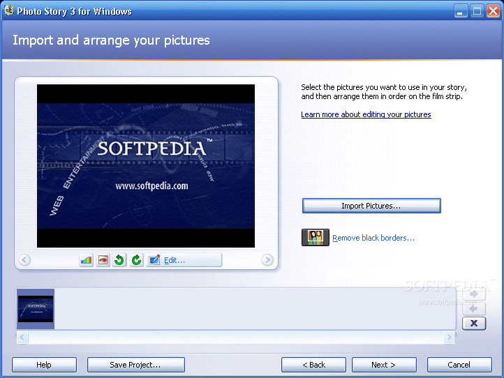 Microsoft Photo Story 3.1 Download, Review, Screenshots