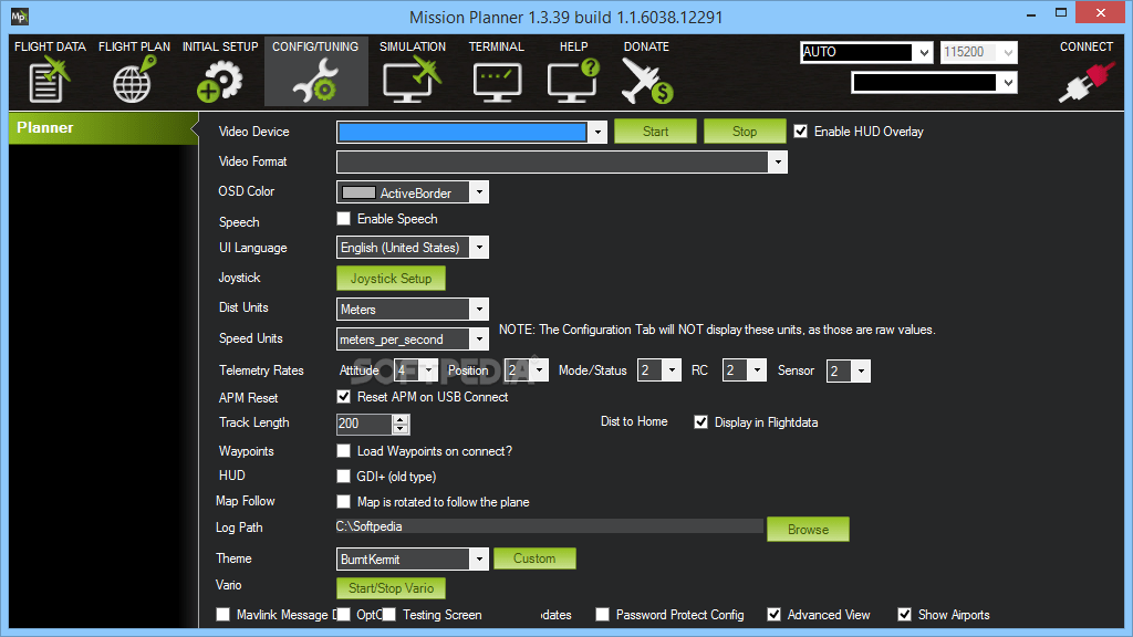 Download MissionPlanner 1.3.74
