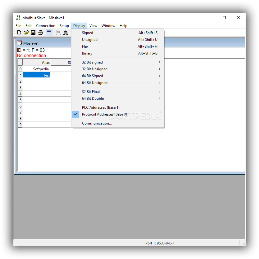 Modbus Slave 9.5.0.2346 - Download, Screenshots