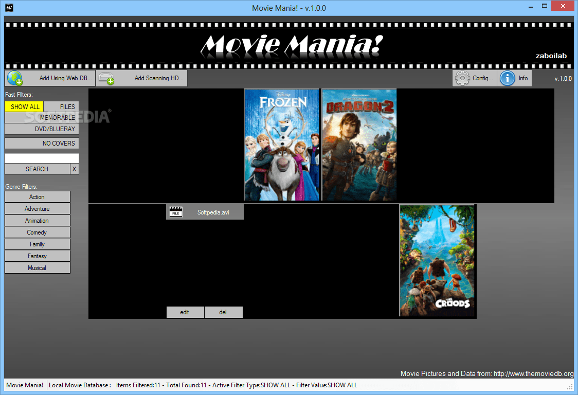 Movie Mania! 2.0.0 Download, Review, Screenshots