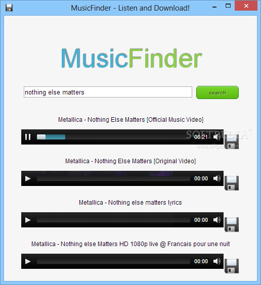 Download MusicFinder