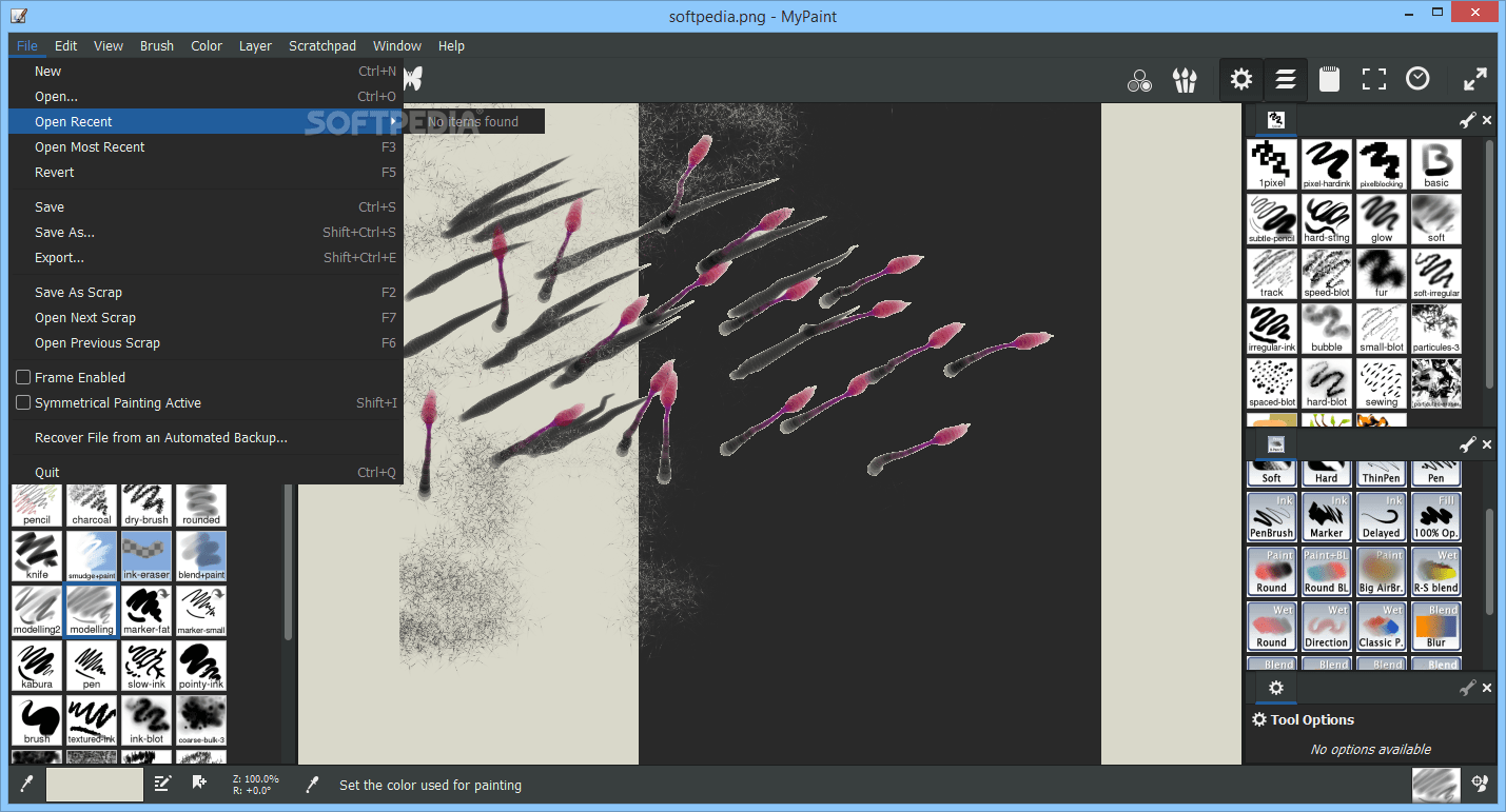 MyPaint Portable 2.0.1 Download, Review, Screenshots