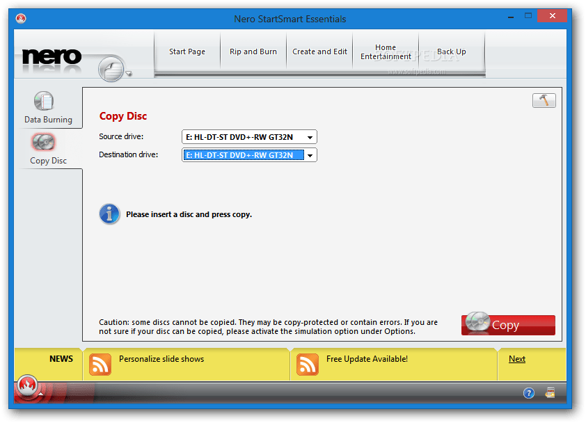 Nero 9 Free 9.4.12.3 Download, Review, Screenshots