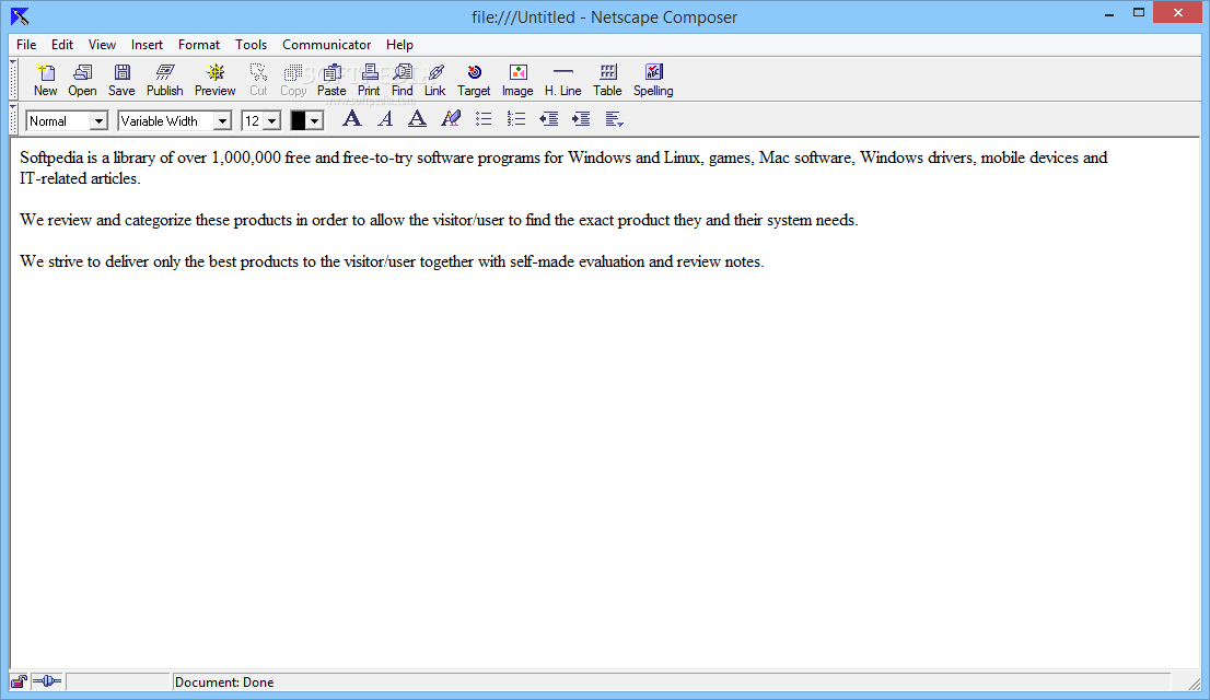 Netscape Communicator 4.8 Download, Screenshots
