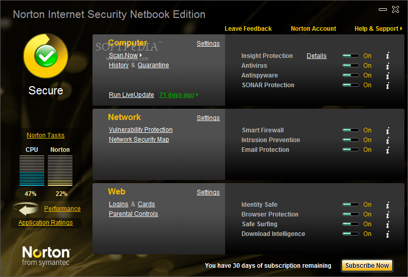 Download Norton Security Netbook Edition 2010 17.6.0.32
