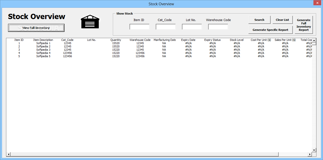ONYX Inventory Management 2015 Download, Review, Screenshots