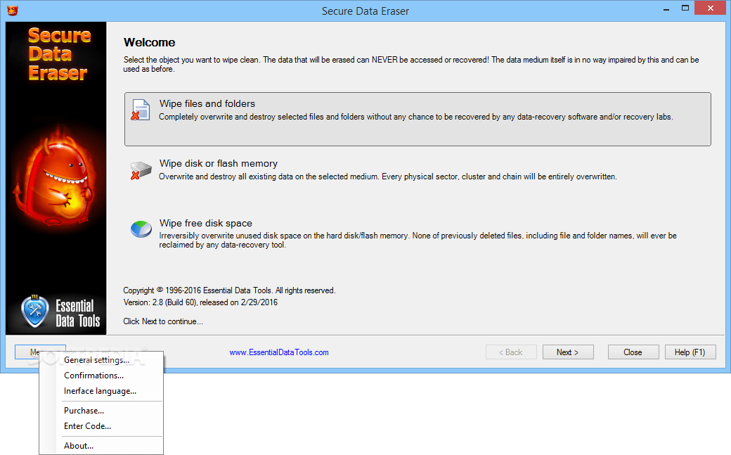 Download Secure Data Eraser