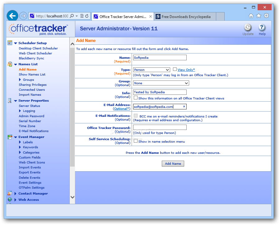 Download Office Tracker Scheduling Software 12.2.5