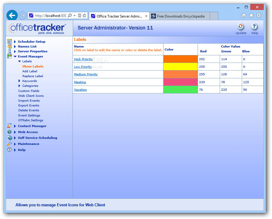 Download Office Tracker Scheduling Software 12.2.5