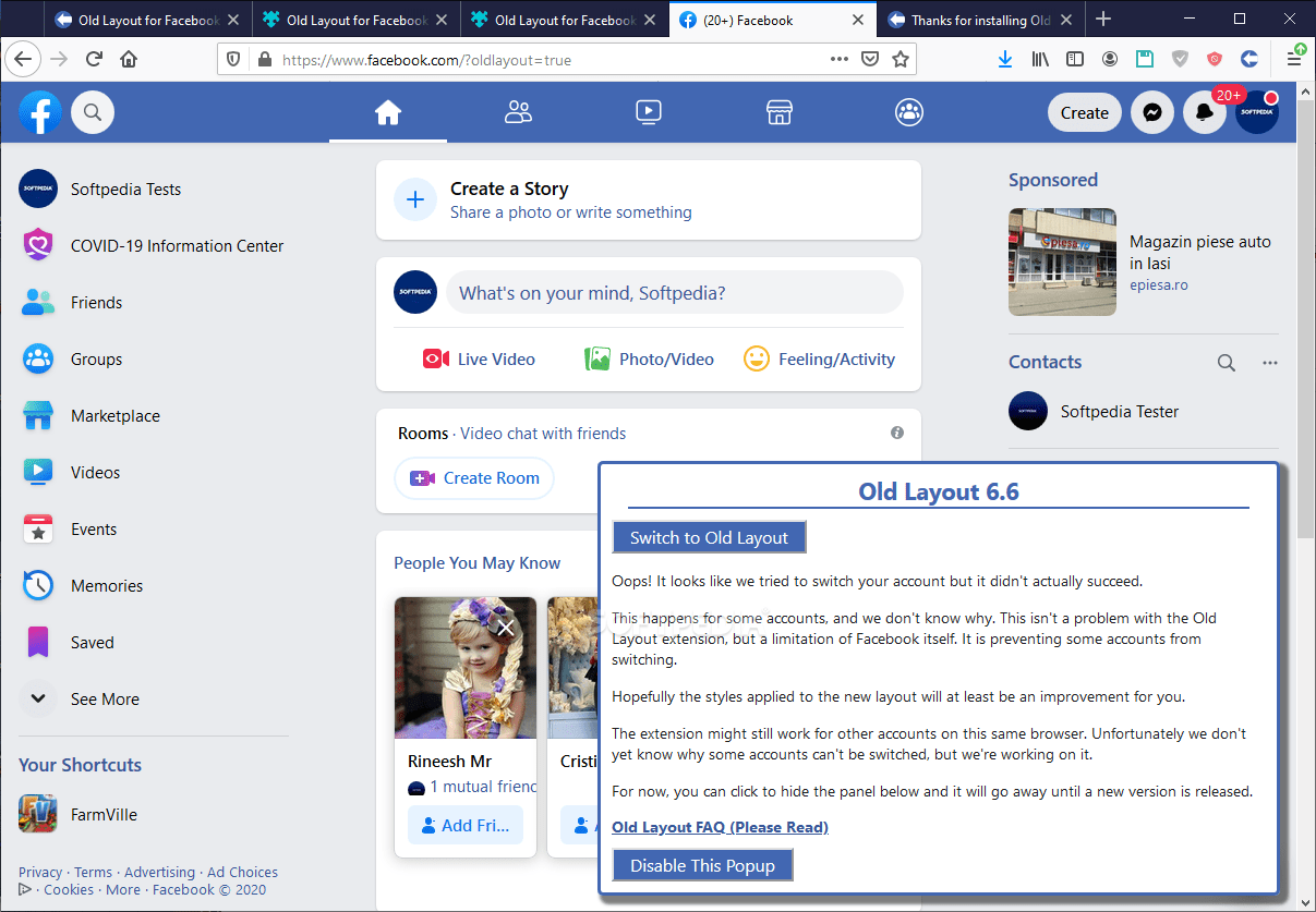 Switch Old Design On Facebook Firefox EvieMcGovern