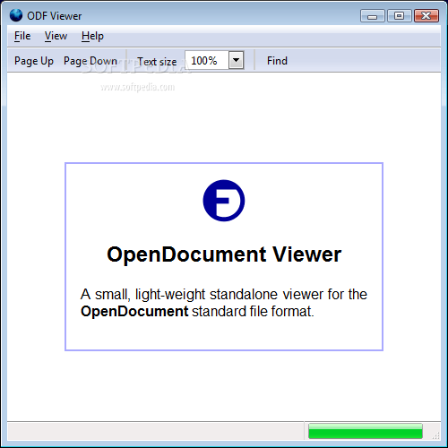 Open Document Viewer 0.2 Download, Review, Screenshots