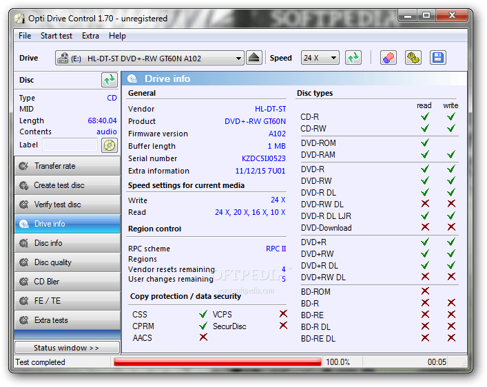 Download Opti Drive Control 1.80