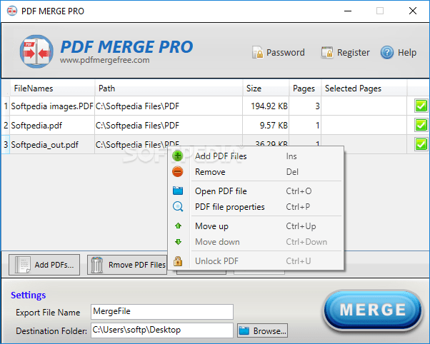 Download PDF MERGE PRO 3.3.1