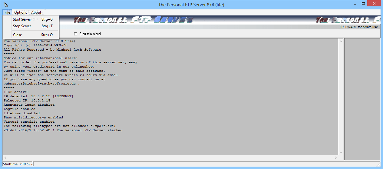 The Personal FTP Server Download & Review