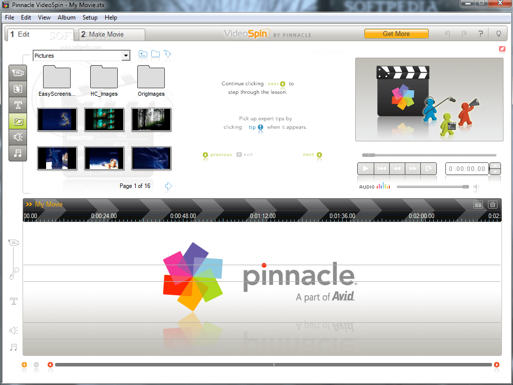 Pinnacle VideoSpin 2.0.0.669 Download, Review, Screenshots