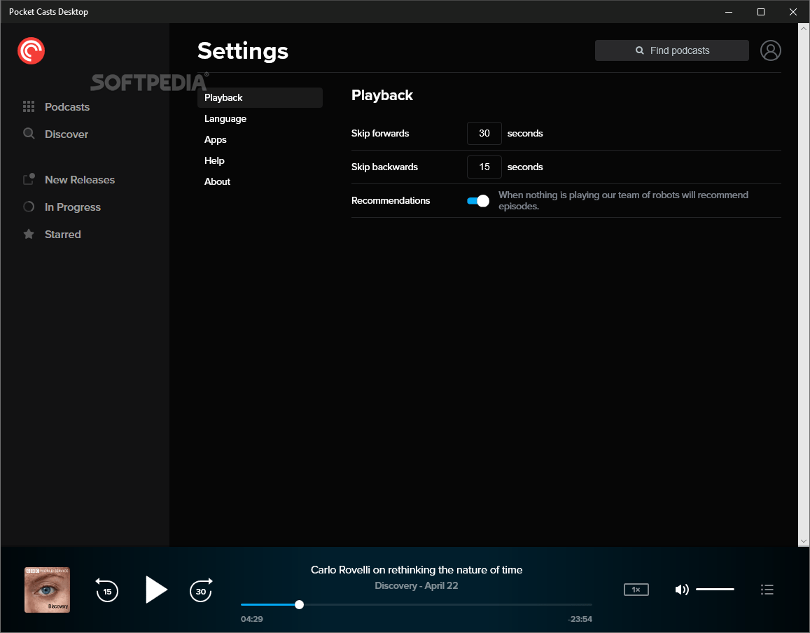 Pocket Casts Desktop 1.5.7.0 Download, Review, Screenshots