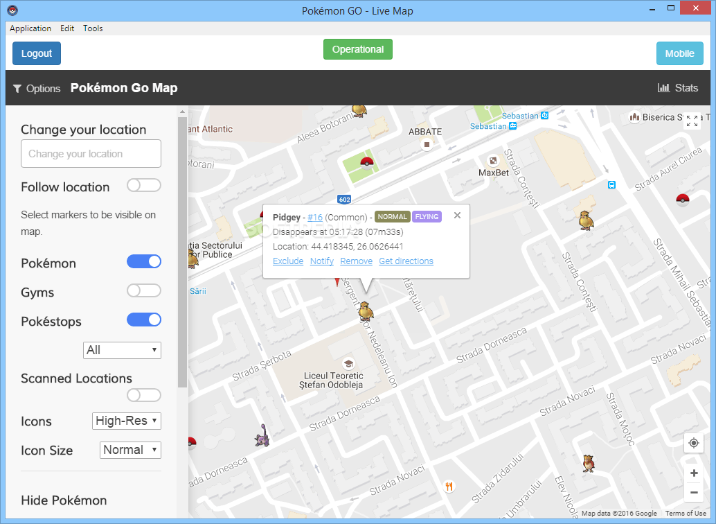 Download Pokemon GO Live Map 0.4.1 Pre