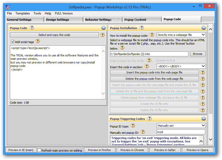 Download Popup Pro (formerly Popup Toolkit) 2.14