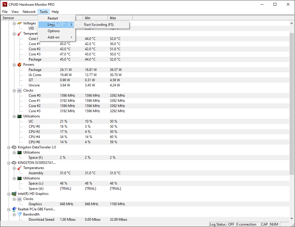 Download Portable HWMonitor Pro 1.47.0