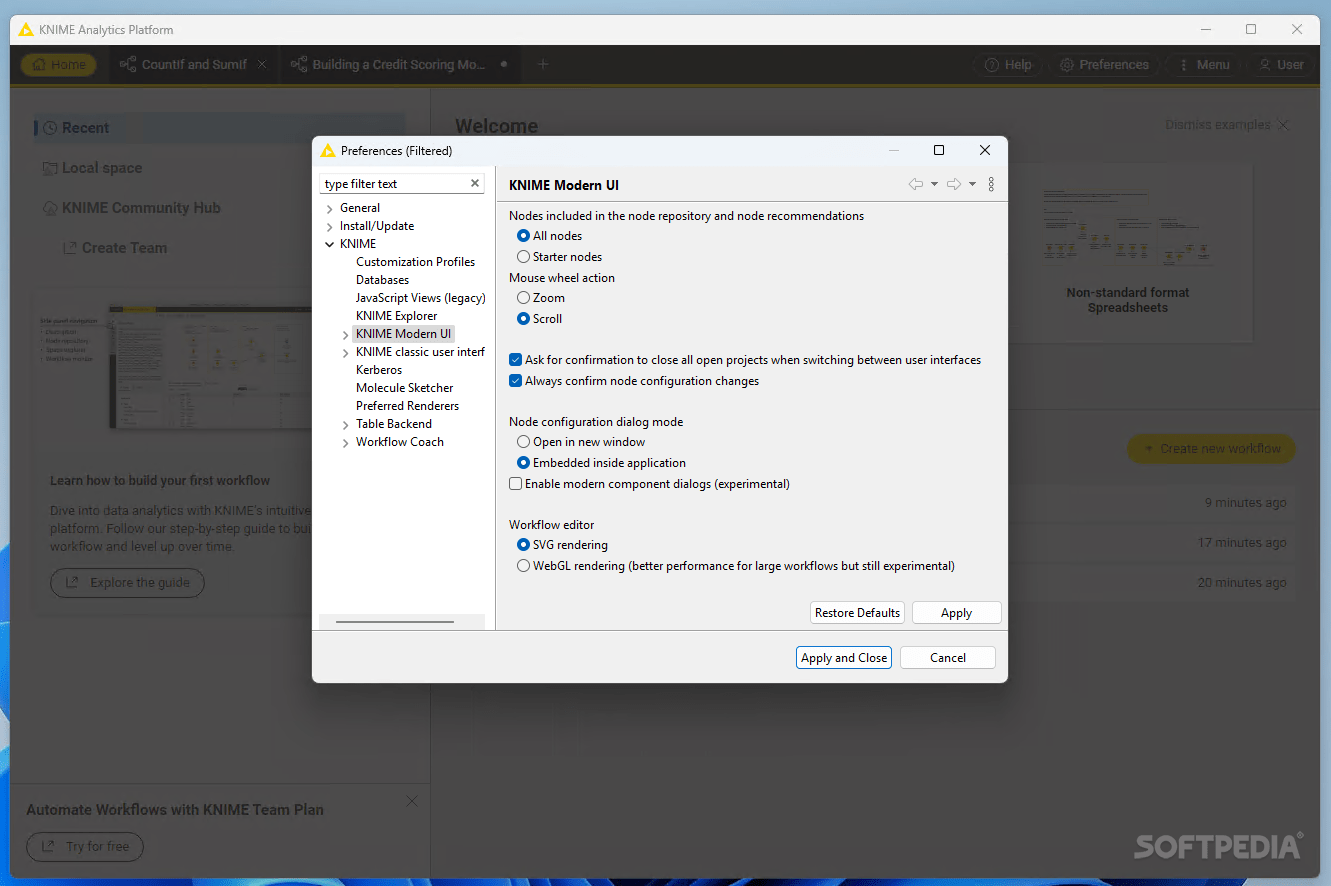 Download Portable KNIME Analytics Platform