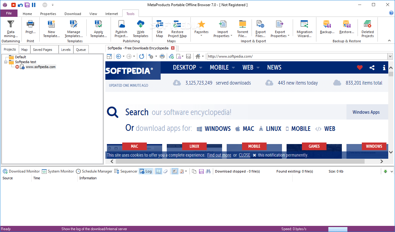 Download Portable Offline Browser 8 1 4896