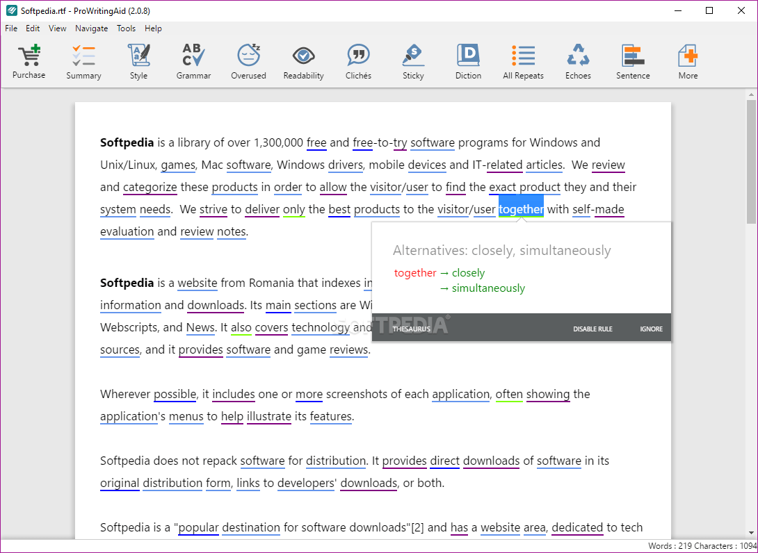 Prowritingaid download