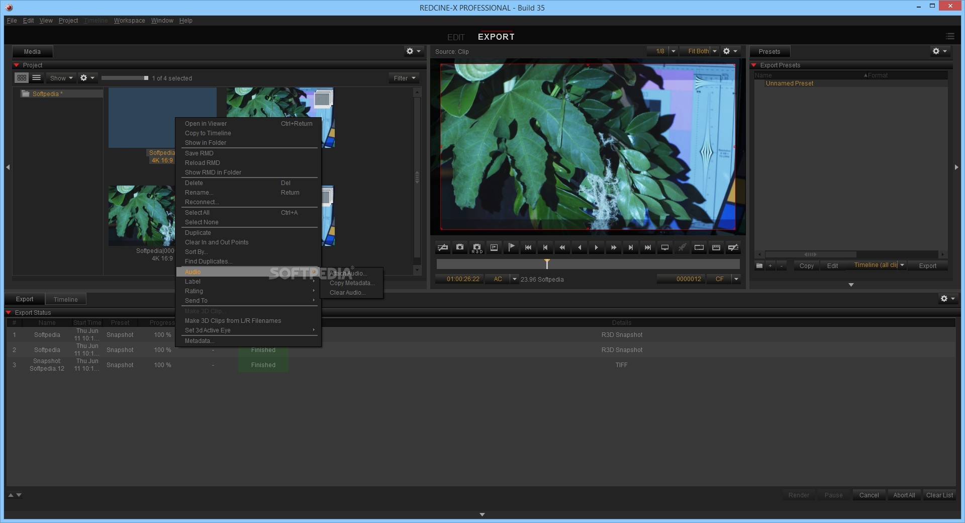 REDCINEX PRO 52.2.50136 Download, Review, Screenshots