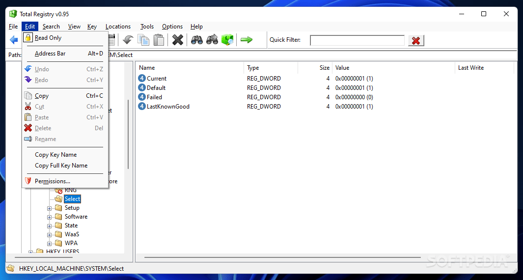 Total Registry 0.9.7.8 Download, Review, Screenshots