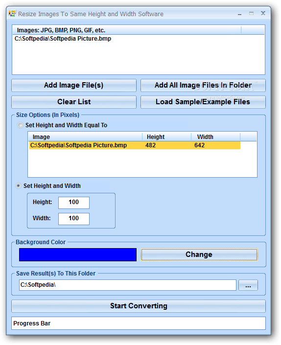 Download Resize Images To Same Height and Width Software 7.0
