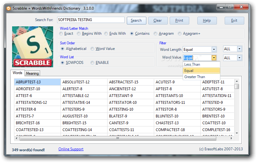 Scrabble + WordsWithFriends Dictionary 3.1.0.0 Download, Review