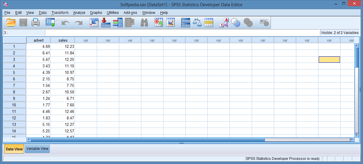 SPSS Statistics Developer Download Free (Windows) 21.0.0.0 Softpedia