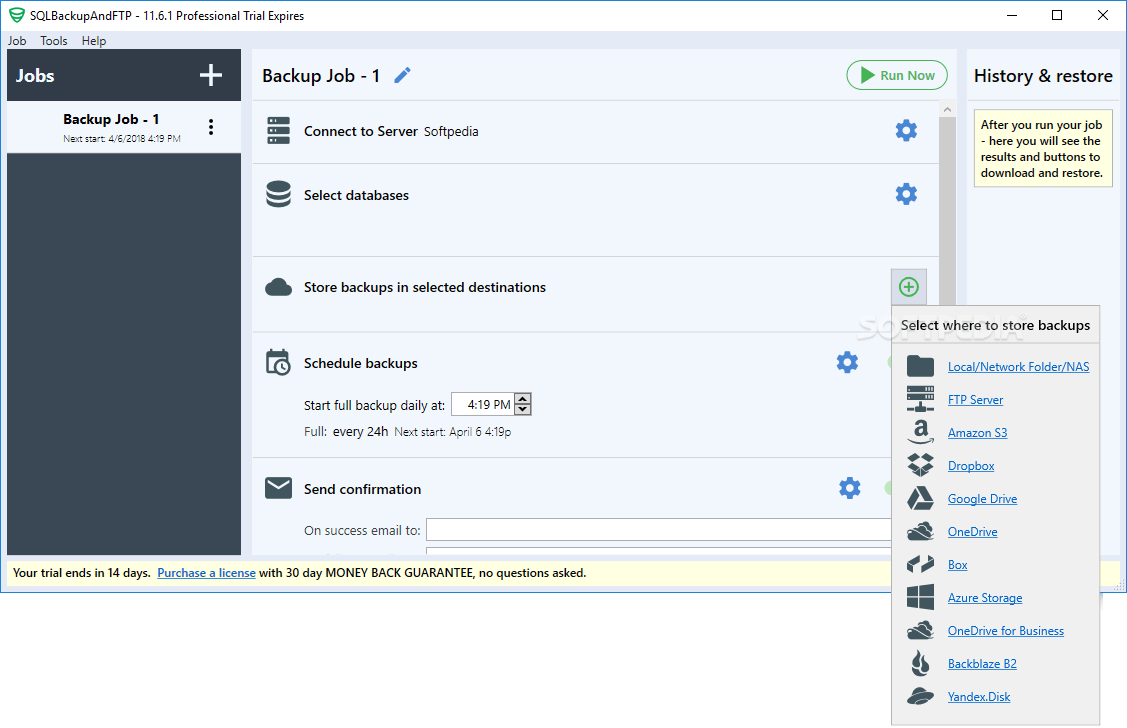 Download SQLBackupAndFTP 12.4.16