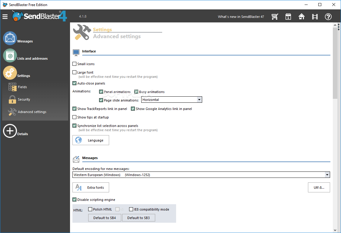 Sendblaster Free Edition Download & Review