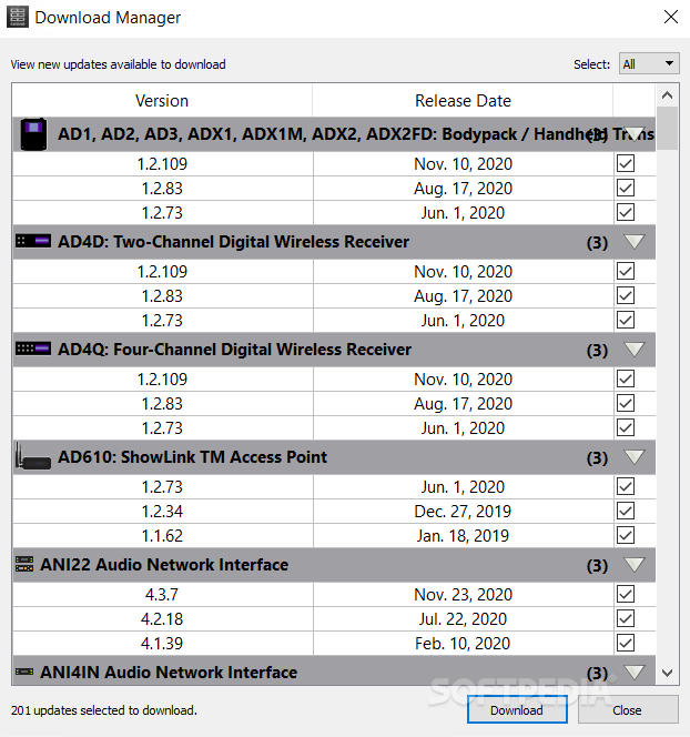 Download Shure Update Utility