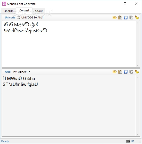 Download Sinhala Font Converter 1.0